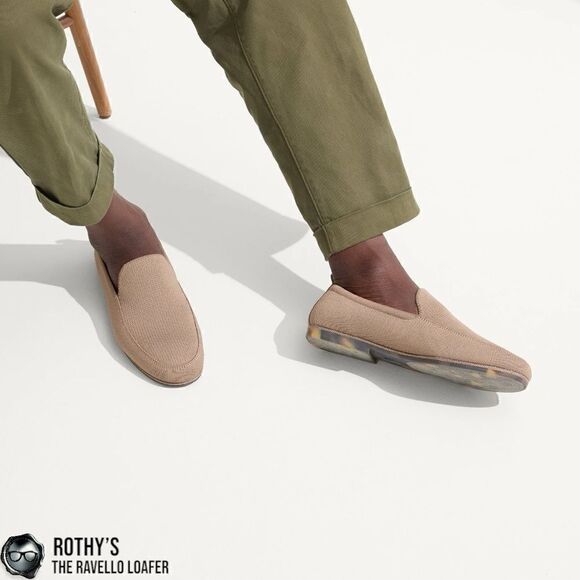 ROTHY’S THE RAVELLO LOAFER IN FADED BROWN SUSTAINABLE WASHABLE SHOES SIZE EU 42 main image 10